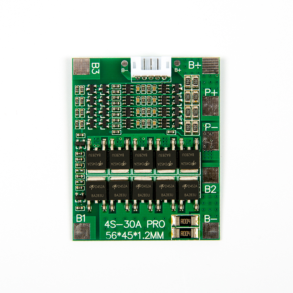 Плата защиты (BMS) для 3 аккумуляторов 18650, 14.8/16.8в 30A